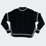 Donotconform Maglieria DN10-BLACK - SanShopLuxury - 2023, Abbigliamento, Autunno/Inverno, Donotconform, FW23, Idoneo, L, Maglieria, Nero, Outlet, S, Uomo, XXL