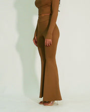 District Margherita Mazzei Pantalone ED75 2311 - SanShopLuxury - 2024, 40, 42, 44, 46, A Zampa, Abbigliamento, Autunno/Inverno, Beige, Cuoio, District Margherita Mazzei, Donna, FW24, Idoneo, Outlet, Pantalone