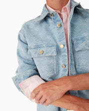 Casablanca Giubbino MAW25SH189/01 - SanShopLuxury - 2025, Abbigliamento, Autunno/Inverno, Blu, Casablanca, Continuativo, FW25, Giubbino, Idoneo, jeans, L, M, New, Primavera/Estate, S, Uomo, XL