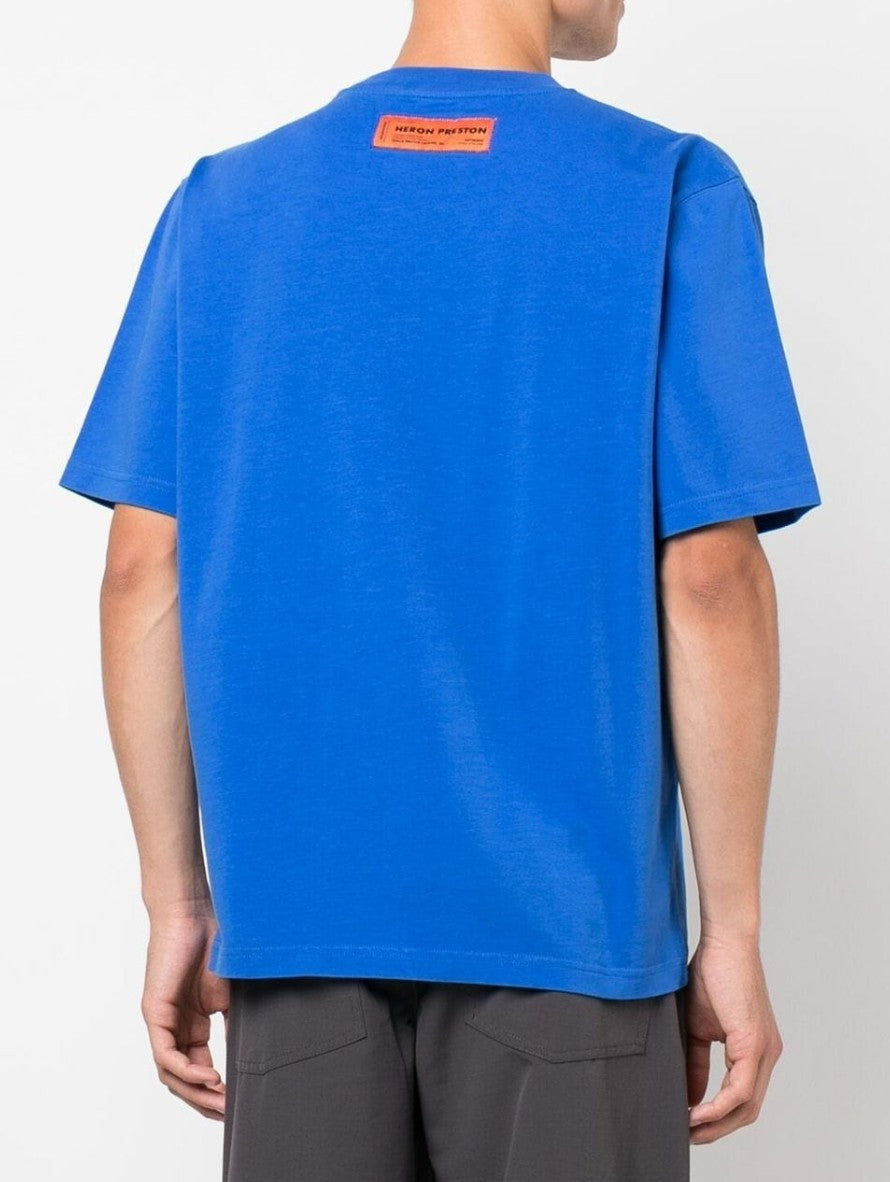 Heron Preston T-Shirt HMAA034F22JER001 - SanShopLuxury - 2022, Abbigliamento, Autunno/Inverno, Blu, FW22, Heron Preston, Outlet, S, T-Shirt, Ultimo, Uomo, XL