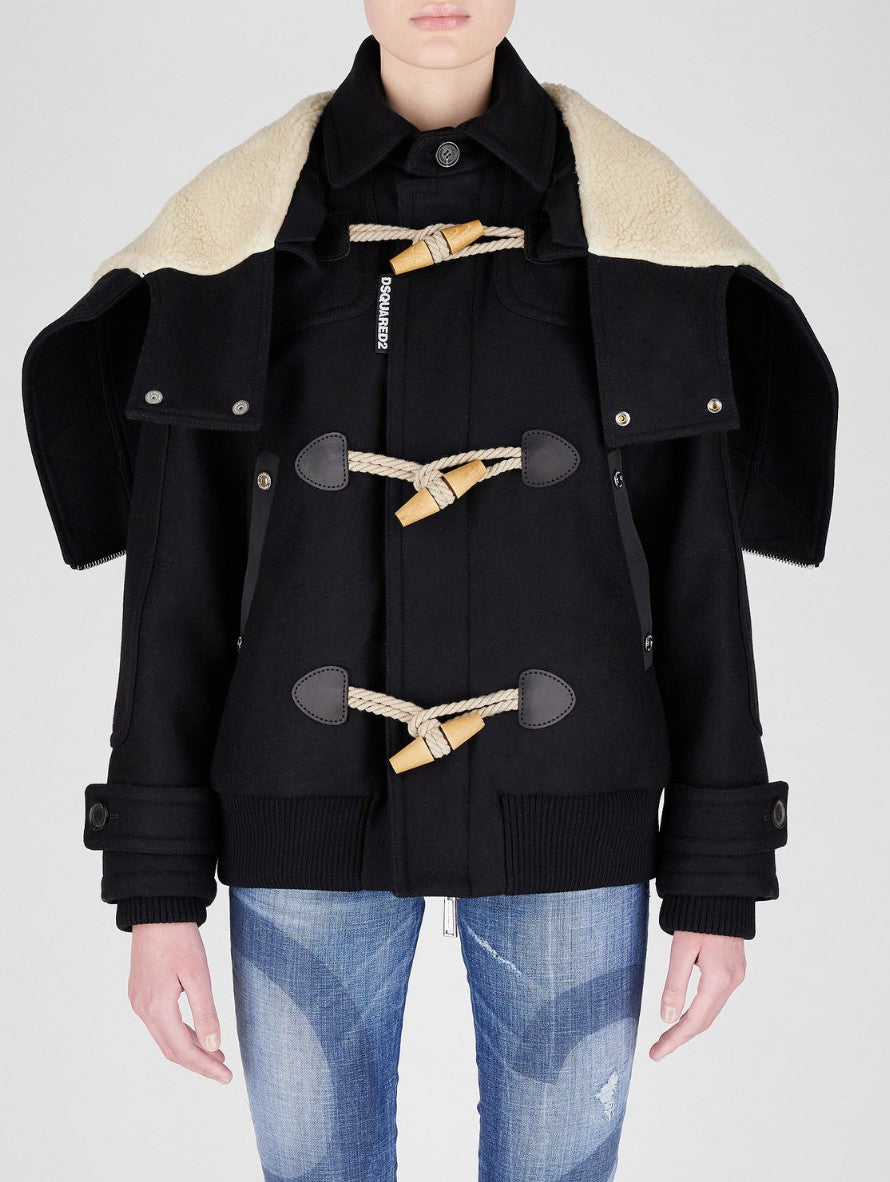 Dsquared2 Giubbino S75AM0921/S53003900 - SanShopLuxury - 2022, 40, 42, Abbigliamento, Autunno/Inverno, Donna, Dsquared2, FW22, Giubbino, Idoneo, Nero, Outlet