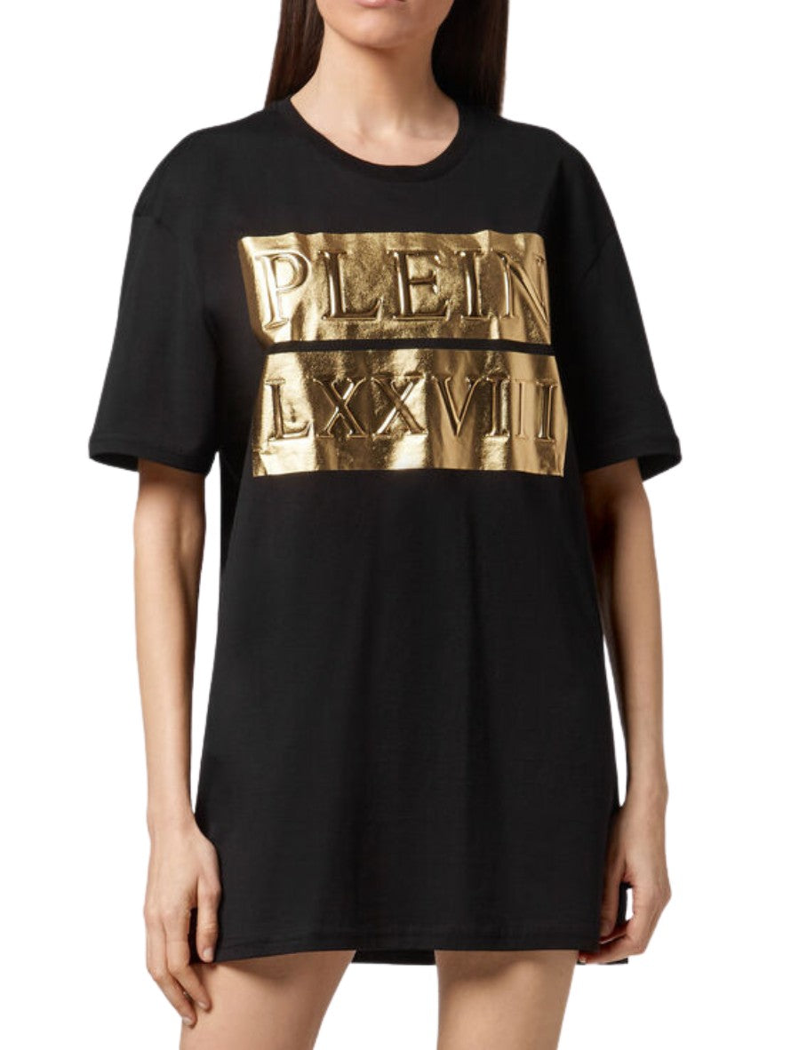 Philipp Plein T-Shirt CMTK4687/PJY002N0216 - SanShopLuxury - -50%, 2020, Abbigliamento, Autunno/Inverno, FW20, L, Nero, Outlet, Philipp Plein, T-Shirt, Uomo, XL