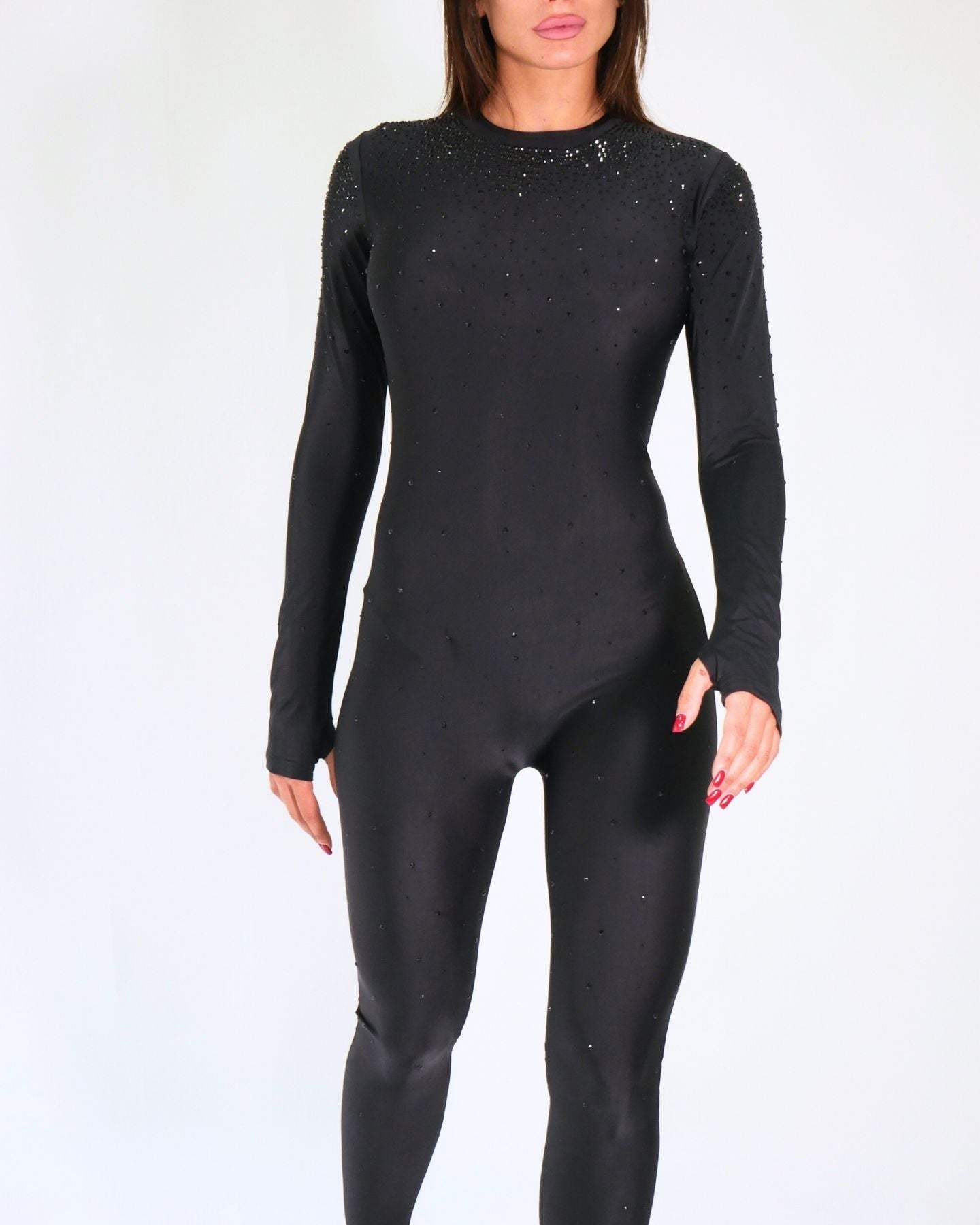 District Margherita Mazzei Tuta Intera SH88 0407 - SanShopLuxury - 2024, Abbigliamento, Autunno/Inverno, District Margherita Mazzei, Donna, FW24, Idoneo, L, M, Nero, Outlet, S, Tuta Intera, XL, XS