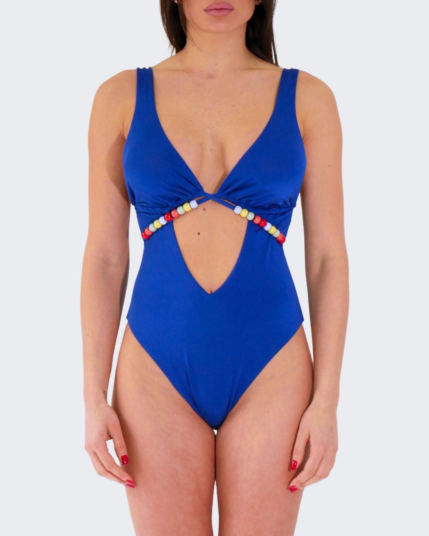 Fabrizia Costume PC03 0409 - SanShopLuxury - 2024, Abbigliamento, Beachwear, Blu, Costume, Donna, Fabrizia, Idoneo, Intero, L, M, New, Outlet, Primavera/Estate, S, SS24, Ultimo