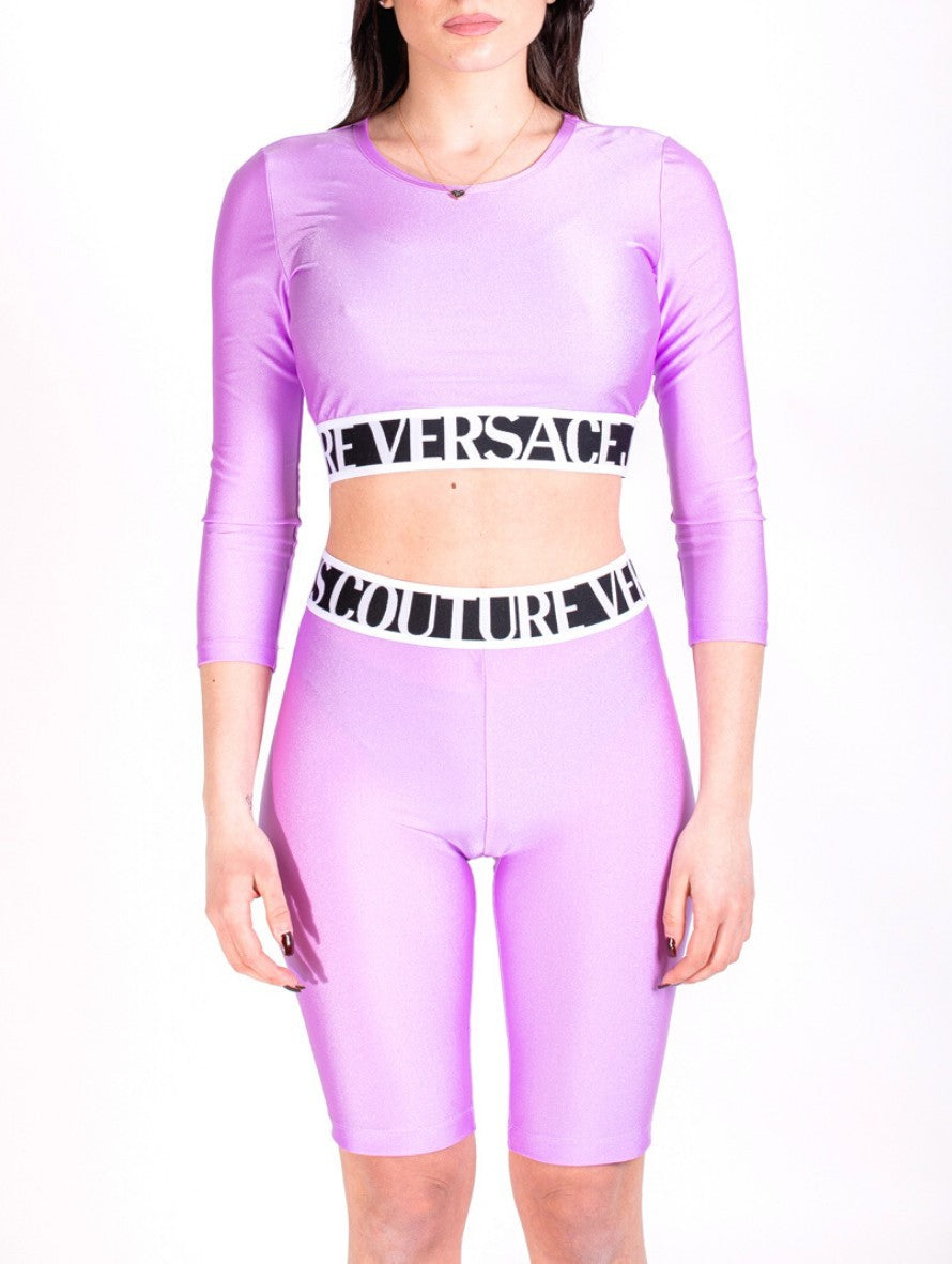 Versace Jeans Couture T-Shirt Top 72HAH218 - SanShopLuxury - Abbigliamento, Activewear, Autunno/Inverno, Blu, Carry Over, Continuativo, Donna, Fucsia, Idoneo, L, Lilla, M, New, Primavera/Estate, S, T-Shirt Top, Turchese, Versace Jeans Couture, XS