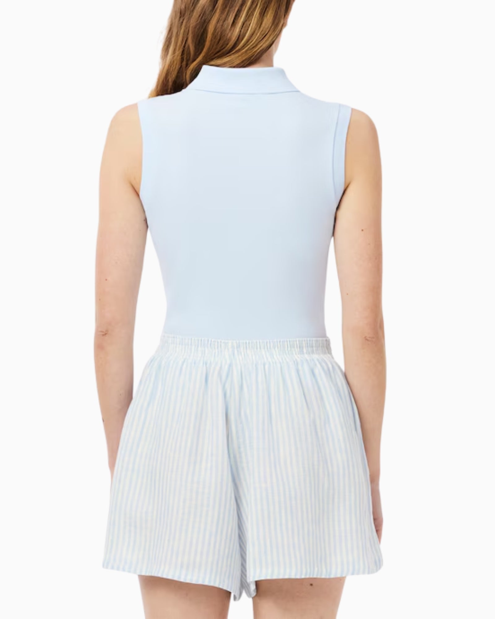 Lacoste T-Shirt Polo PF5445/T01 - SanShopLuxury - 2025, 34, 36, 38, 40, 42, Abbigliamento, Azzurro, Donna, Lacoste, New, Primavera/Estate, SS25, Stellato, T-Shirt Polo