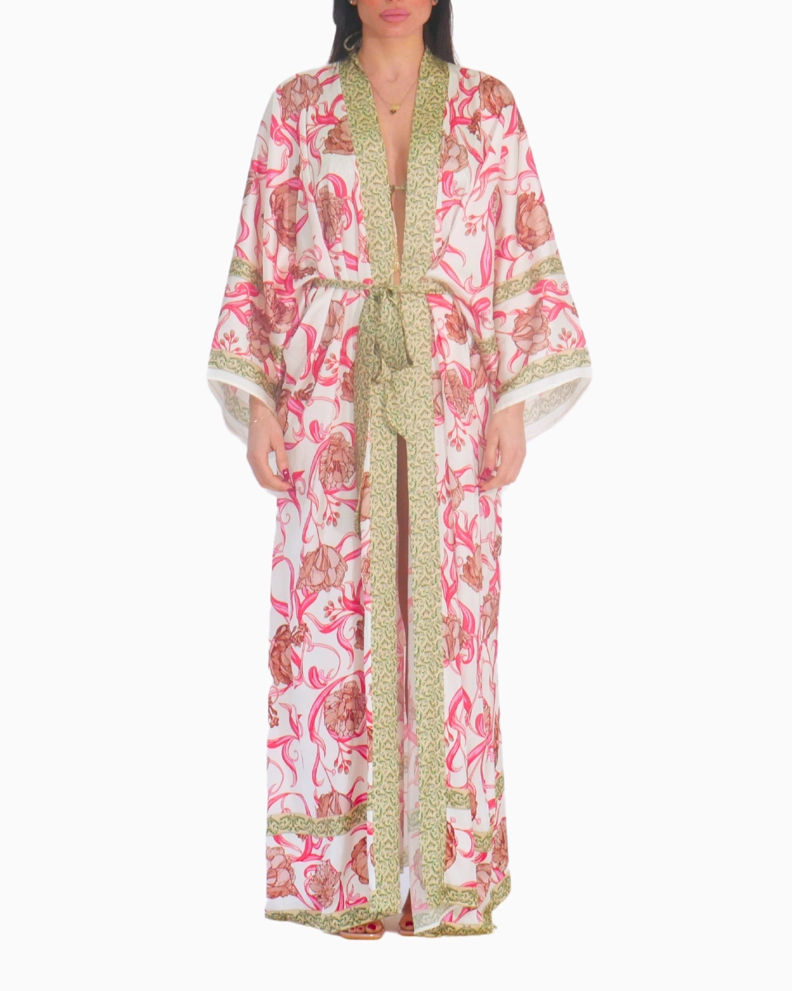 District Margherita Mazzei Copricostume 5BR72-1991 - SanShopLuxury - 2025, Abbigliamento, Beachwear, Beige, Copricostume, District Margherita Mazzei, Donna, Idoneo, Kimono Lungo, New, Primavera/Estate, SS25, Ultimo, Unica