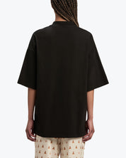 Palm Angels T-Shirt PWAA017F24JER0061060 - SanShopLuxury - 2024, Abbigliamento, Autunno/Inverno, Continuativo, Donna, FW24, Idoneo, L, M, Nero, Outlet, Palm Angels, Primavera/Estate, S, T-Shirt, XL, XS