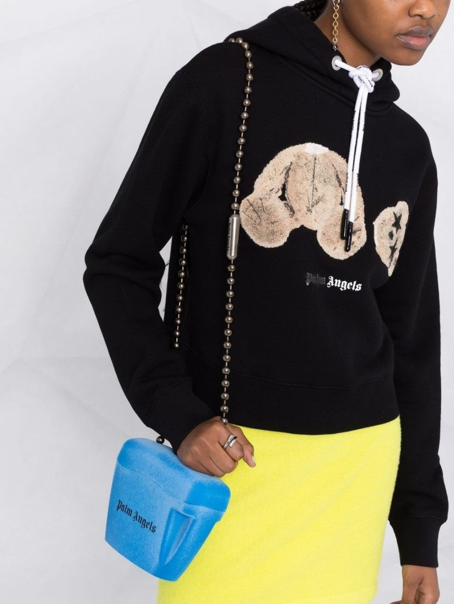 Palm Angels Felpa PWBB022F21FLE002 - SanShopLuxury - -50%, 2021, Abbigliamento, Autunno/Inverno, Beige, Con Cappuccio, Donna, Felpa, FW21, L, M, Nero, Outlet, Palm Angels, S, Ultimo