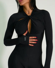 District Margherita Mazzei Tuta Intera AW88 0407 - SanShopLuxury - 2024, Abbigliamento, Autunno/Inverno, District Margherita Mazzei, Donna, FW24, Idoneo, L, M, Nero, Outlet, S, Tuta Intera, XL, XS