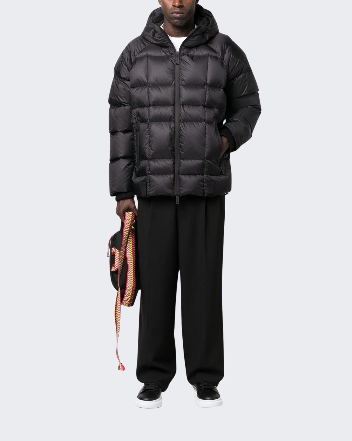 Inverno, Carry Over, Dsquared2, Giubbino, Idoneo, Nero, Puff Kaban, Ultimo, Uomo