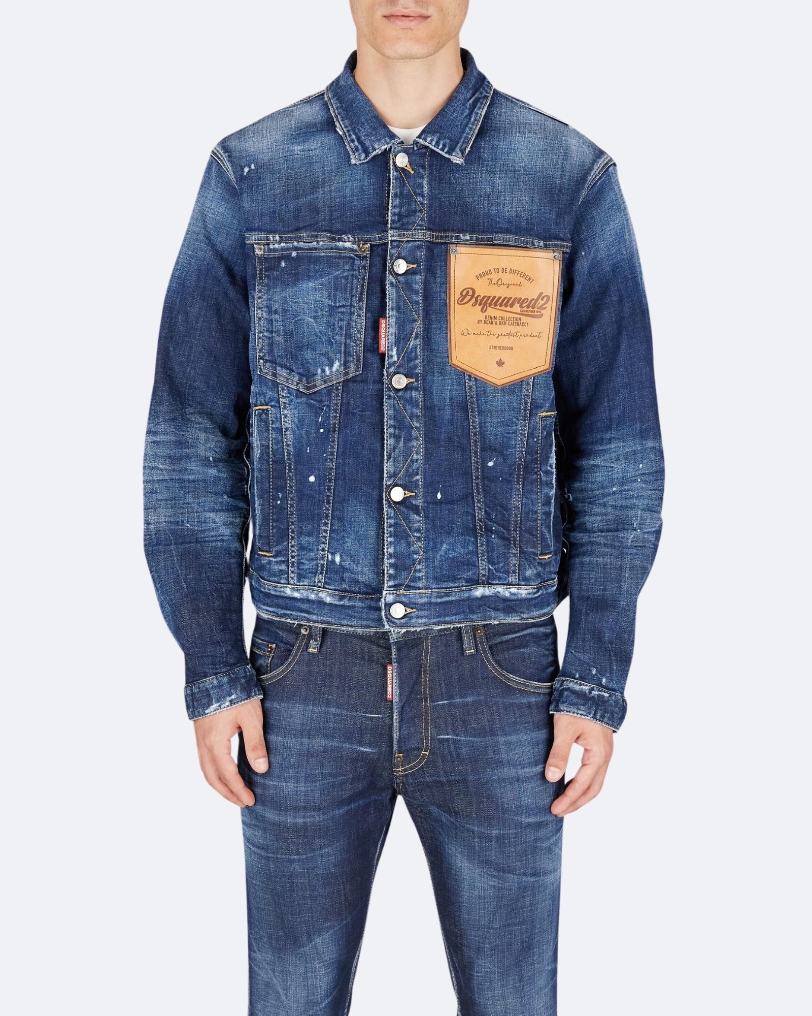 Dsquared2 Giubbino S74AM1561/S30664470 - SanShopLuxury - 2025, Abbigliamento, Blu, Dsquared2, Giubbino, Idoneo, jeans, L, New, Primavera/Estate, SS25, Ultimo, Uomo