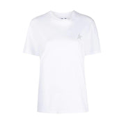 Golden Goose T-Shirt GWP01220/P00059480185 - SanShopLuxury - 2023, Abbigliamento, Autunno/Inverno, Bianco, Bianco-Argento, Donna, FW23, Golden Goose, Outlet, S, T-Shirt, Ultimo, XS