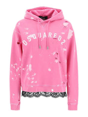 Dsquared2 Felpa S75GU0456 - SanShopLuxury - Abbigliamento, Autunno/Inverno, Azzurro, Blu, Carry Over, Continuativo, Donna, Dsquared2, Felpa, Idoneo, L, M, New, Primavera/Estate, Rosa, S