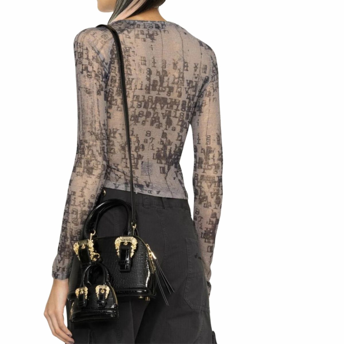 Versace Jeans Couture Borsa Da Spalla 74VA4BFW ZS578 - SanShopLuxury - 2023, Accessori, Autunno/Inverno, Borsa Da Spalla, Continuativo, Donna, Fucsia, Idoneo, Nero, Outlet, Primavera/Estate, SS23, Tracolla, Unica, Valigeria, Versace Jeans Couture