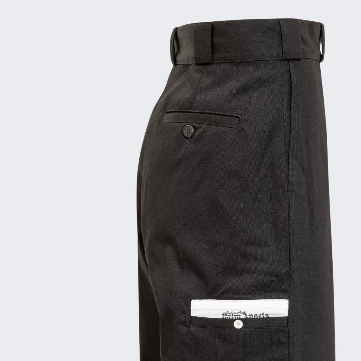 Palm Angels Pantalone PMCG003E23FAB001 1003 - SanShopLuxury - 2023, 46, 48, 50, Abbigliamento, Autunno/Inverno, FW23, Idoneo, Nero, Outlet, Palm Angels, Pantalone, Ultimo, Uomo