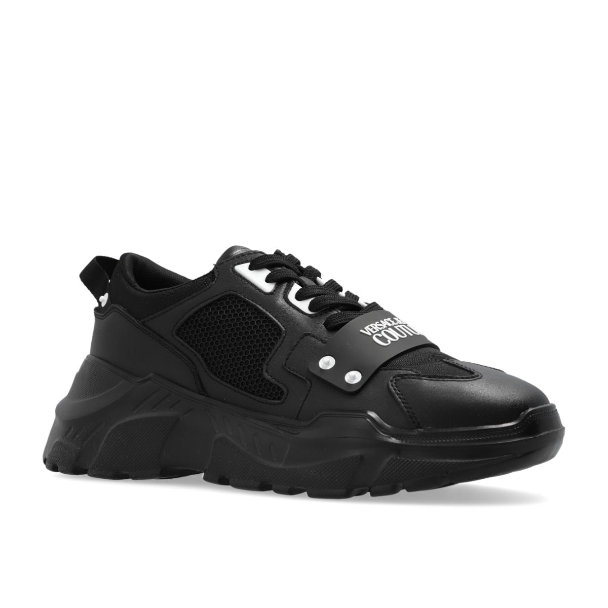 Versace Jeans Couture Sneakers 75YA3SC4 ZP325 - SanShopLuxury - 2023, 39, 40, 41, Autunno/Inverno, Calzature, FW23, Idoneo, Nero, Outlet, Sneakers, Speedtrack, Uomo, Versace Jeans Couture