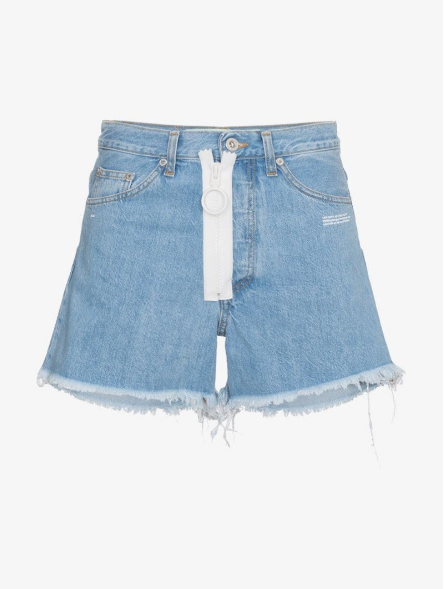 Off-White Short OWYC001S18955144/7101 - SanShopLuxury - -50%, 2018, 45, 46, Abbigliamento, Azzurro, Blu, Donna, Off-White, Outlet, Primavera/Estate, Short, SS18