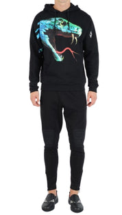 Marcelo Burlon Pantatuta CMCA028F16011062 - SanShopLuxury - -70%, 2016, Abbigliamento, Autunno/Inverno, FW16, L, Marcelo Burlon, Nero, Outlet, Pantatuta, Ultimo, Uomo