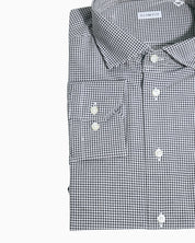 Sartoria Italiana Camicia 002-ROMA-20 - SanShopLuxury - 2019, 41, 43, Abbigliamento, Autunno/Inverno, Camicia, Carry Over, Continuativo, Idoneo, Nero-Bianco, New, Primavera/Estate, Sartoria Italiana, Uomo