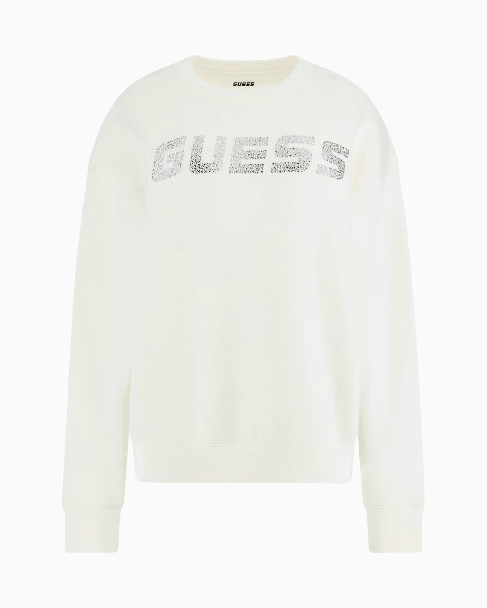 Guess Felpa V4BQ15 K7UW2 G6K5 - SanShopLuxury - 2025, Abbigliamento, Autunno/Inverno, Avorio, Donna, Felpa, FW25, Guess, Idoneo, M, New, S, XS