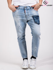 Dsquared2 Jeans S75LB0512 S30665 470 - SanShopLuxury - -50%, 2021, 40, 42, 46, Abbigliamento, Autunno/Inverno, Blu, Donna, Dsquared2, FW21, Jeans, Outlet