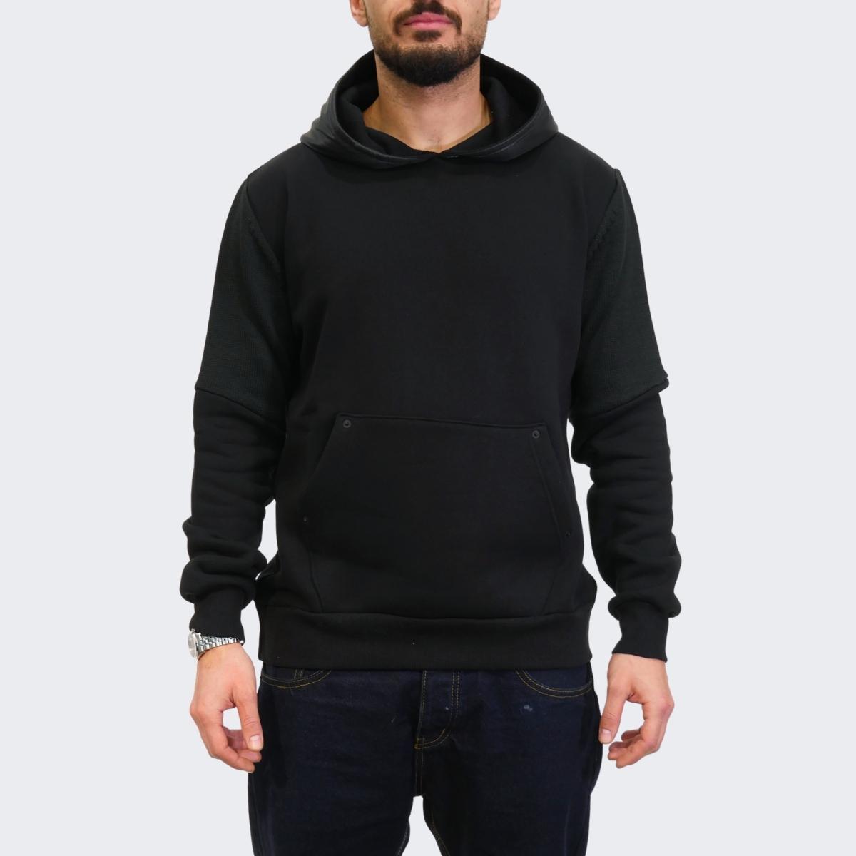 Inverno, Bianco, Chiodi Milano, Con Cappuccio, Felpa, FW23, Idoneo, L, M, Nero, Outlet, S, Uomo, XL, XXL, XXXL