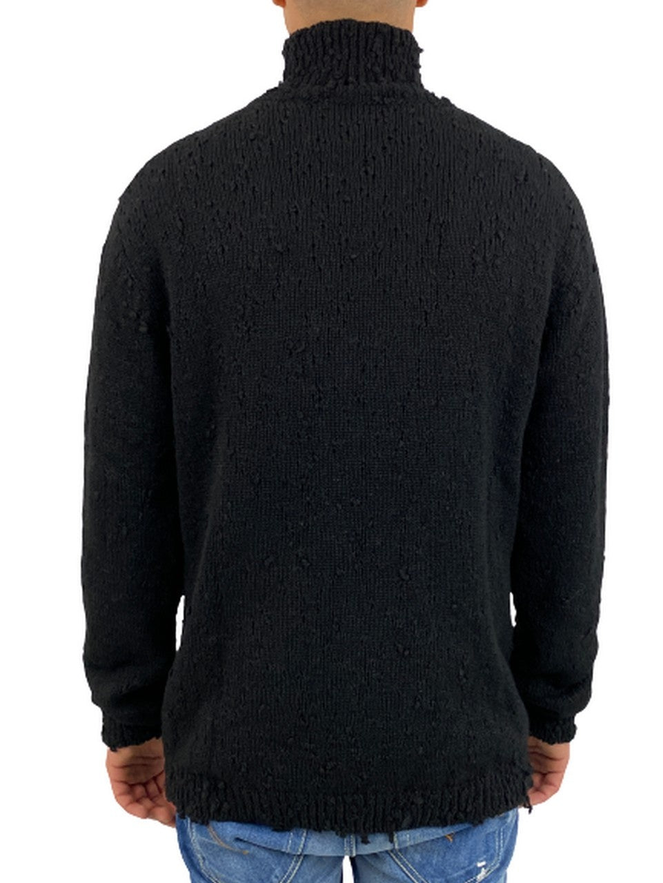 Dik Tat Maglieria DK87302 - SanShopLuxury - -50%, 2020, Abbigliamento, Autunno/Inverno, Beige, Dik Tat, FW20, L, M, Maglieria, Nero, Outlet, S, Uomo, XL, XXL