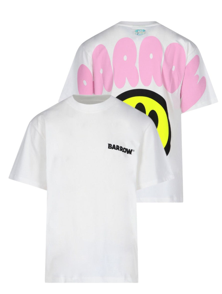 Barrow T-Shirt 031300 - SanShopLuxury - Abbigliamento, Autunno/Inverno, Barrow, Bianco, Carry Over, Continuativo, Donna, Idoneo, L, M, Nero, New, Primavera/Estate, Rosa, S, T-Shirt, UNISEX, Uomo, XL