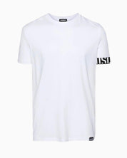 Dsquared2 T-Shirt D9M3S5770-110 - SanShopLuxury - 2025, Abbigliamento, Beachwear, Bianco, Dsquared2, Idoneo, L, M, New, Primavera/Estate, SS25, T-Shirt, Uomo, XL, XXL