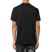 Versace Jeans Couture T-Shirt 75GAHG07 CJ00G - SanShopLuxury - 2023, 2XL, Abbigliamento, Autunno/Inverno, Bianco-Nero, FW23, Idoneo, M, Nero-Bianco, Outlet, T-Shirt, Uomo, Versace Jeans Couture, XL