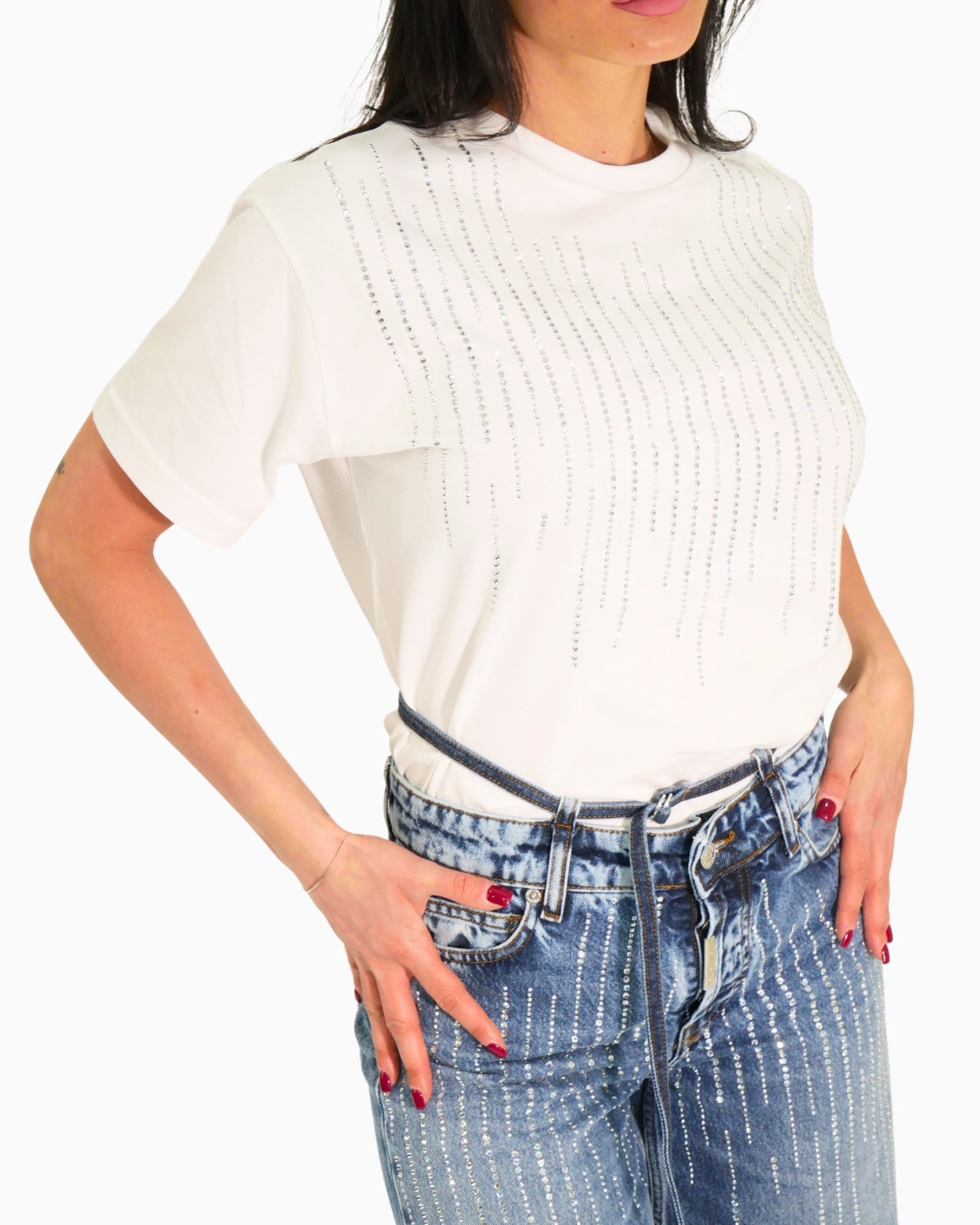 Donotconform T-Shirt W-TEE30-P - SanShopLuxury - 2025, Abbigliamento, Donna, Donotconform, Idoneo, L, M, New, Panna, Primavera/Estate, S, SS25, T-Shirt, XL, XS