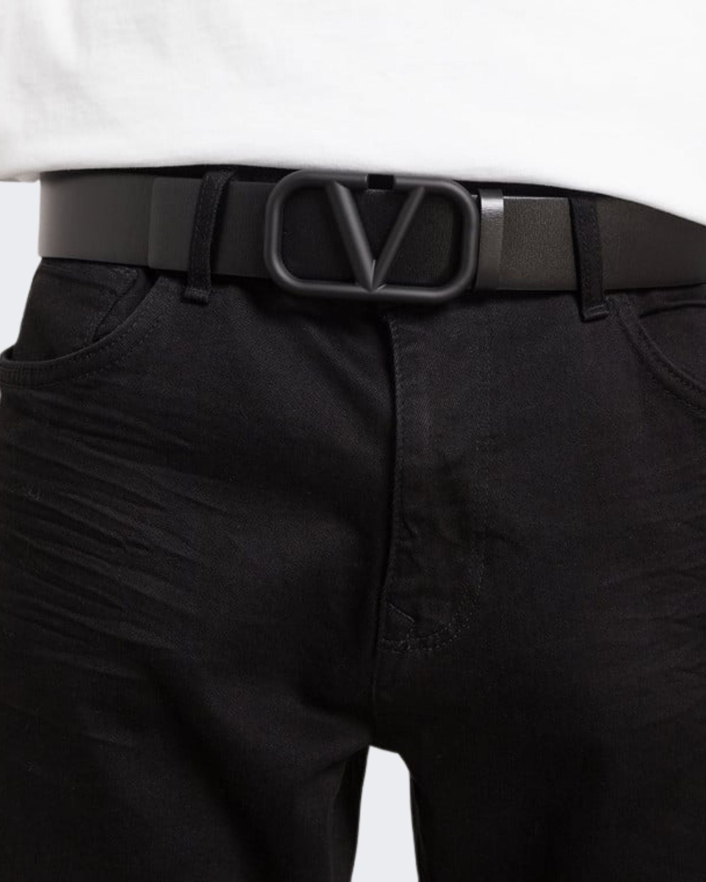 Valentino Garavani Cintura Y2T0Q87WQG - SanShopLuxury - 100, 105, 110, 90, 95, Abbigliamento, Accessori, Autunno/Inverno, Carry Over, Cintura, Continuativo, Idoneo, Nero, New, Primavera/Estate, Uomo, Valentino Garavani