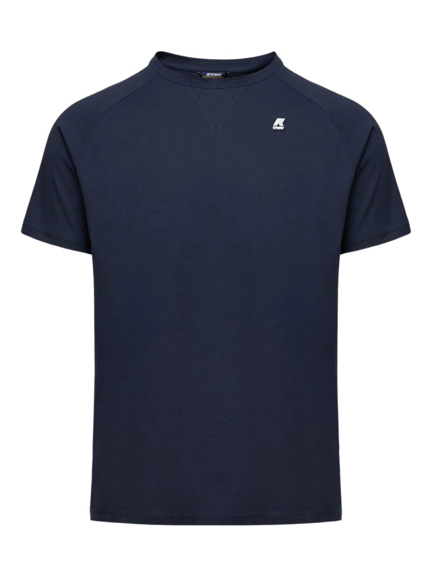 K-Way T-Shirt K0074Q0 - SanShopLuxury - Abbigliamento, Autunno/Inverno, Blu, Carry Over, Continuativo, Idoneo, K-Way, L, M, Nero, New, Primavera/Estate, T-Shirt, Ultimo, Uomo, XL, XXL