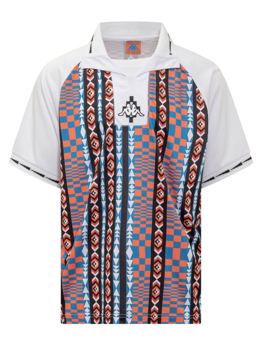 Marcelo Burlon T-Shirt Polo CMVA008S23FAB001 - SanShopLuxury - 2023, Abbigliamento, L, M, Marcelo Burlon, Multicolore, Outlet, Primavera/Estate, SS23, T-Shirt Polo, Uomo