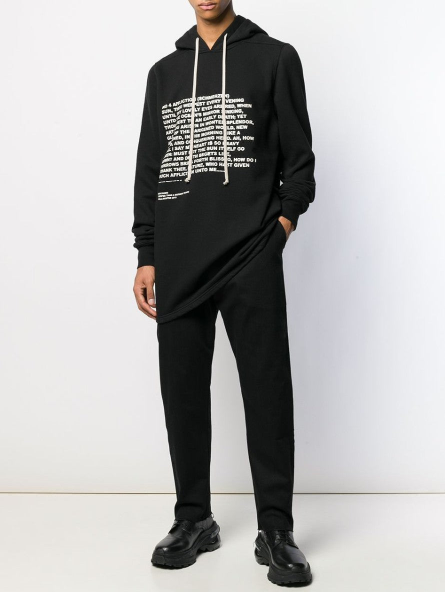 Rick Owens Drkshdw Felpa DU19F6285/FEP3 - SanShopLuxury - -50%, 2019, Abbigliamento, Autunno/Inverno, Felpa, FW19, L, Nero, Outlet, Rick Owens Drkshdw, Uomo, XL