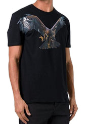 Neil Barrett T-Shirt BJT167S B554S - SanShopLuxury - -70%, 2017, Abbigliamento, Autunno/Inverno, FW17, Neil Barrett, Nero, Outlet, S, T-Shirt, Uomo, Verde, XS