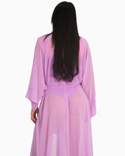 District Margherita Mazzei Copricostume 5WU73 0705 - SanShopLuxury - 2025, Abbigliamento, Beachwear, Copricostume, District Margherita Mazzei, Donna, Idoneo, Kimono Lungo, Lilla, New, Primavera/Estate, SS25, Unica