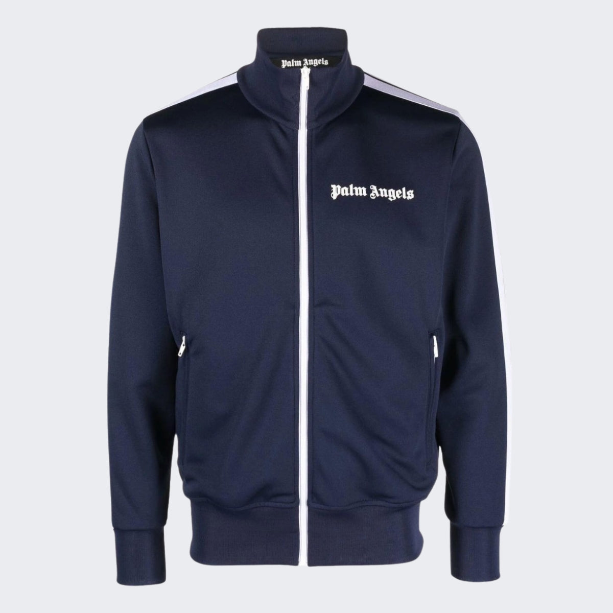 Palm Angels Felpa PMBD001C99FAB004 - SanShopLuxury - 2023, Abbigliamento, Autunno/Inverno, Blu, Carry Over, Continuativo, Felpa, Idoneo, L, M, Nero, New, Palm Angels, Primavera/Estate, S, Ultimo, Uomo, XL, Zip