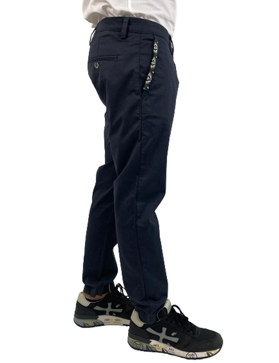 Inverno, Blu, FW18, Outlet, Pantalone, Takutea, Uomo