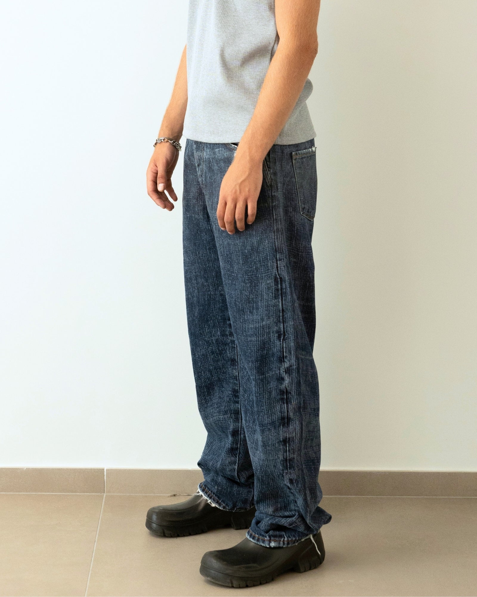 Gavensemble Jeans BAGGY130 - SanShopLuxury - 2024, 44, 46, 48, 50, 52, 54, Abbigliamento, Autunno/Inverno, Blu, Continuativo, FW24, Gavensemble, Idoneo, Jeans, Outlet, Primavera/Estate, Uomo