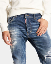 Dsquared2 Jeans S71LB1365 470 - SanShopLuxury - 2024, 44, 46, 48, 50, 52, 54, 56, 58, Abbigliamento, Blu, Dsquared2, Idoneo, Jeans, Outlet, Primavera/Estate, SS24, Uomo