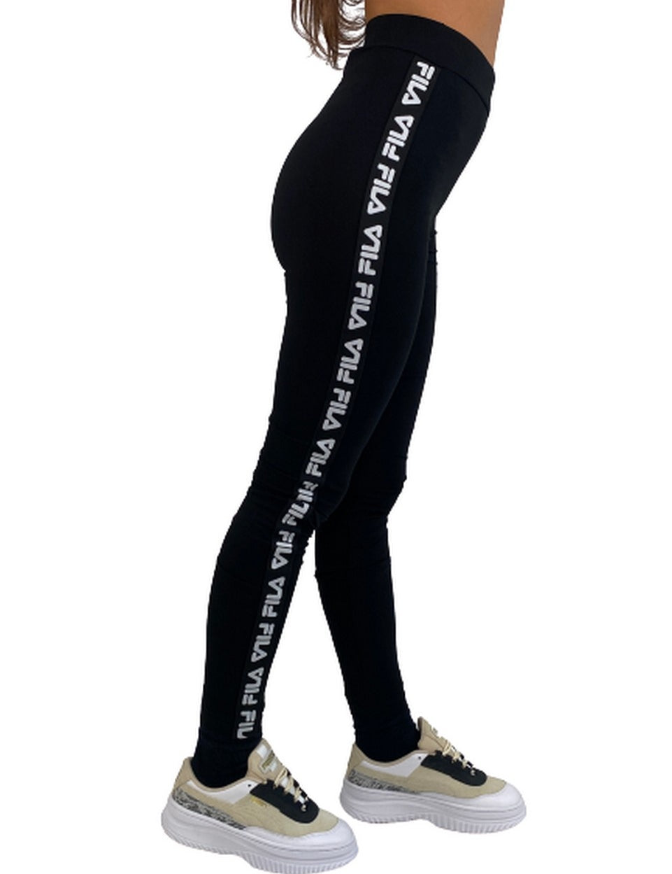 Inverno, Donna, Fila, FW19, Leggings, Nero, Outlet, Ultimo, XS