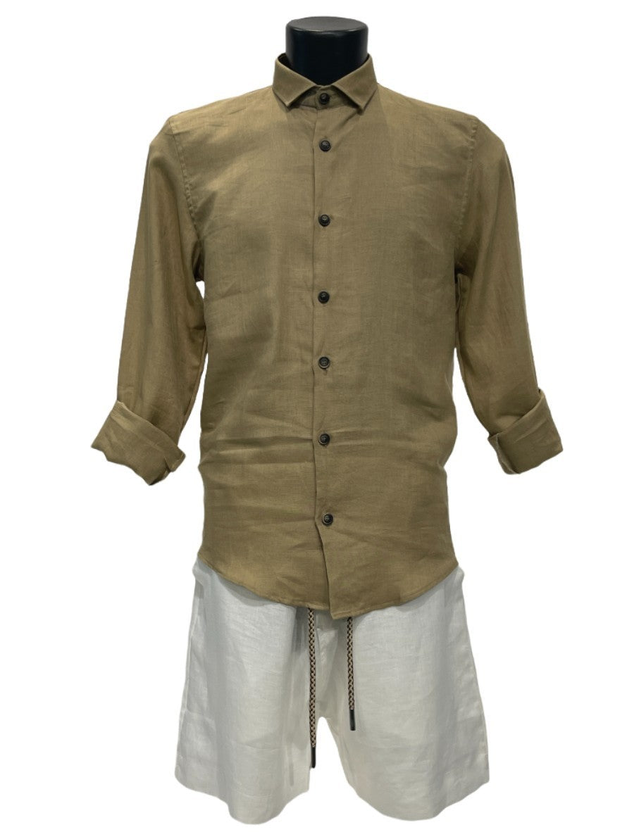 Gavensemble Camicie SHIRT0110-BEIGE - SanShopLuxury - 2022, Abbigliamento, Beige, Camicie, Gavensemble, Outlet, Primavera/Estate, SS22, Ultimo, Uomo, XL