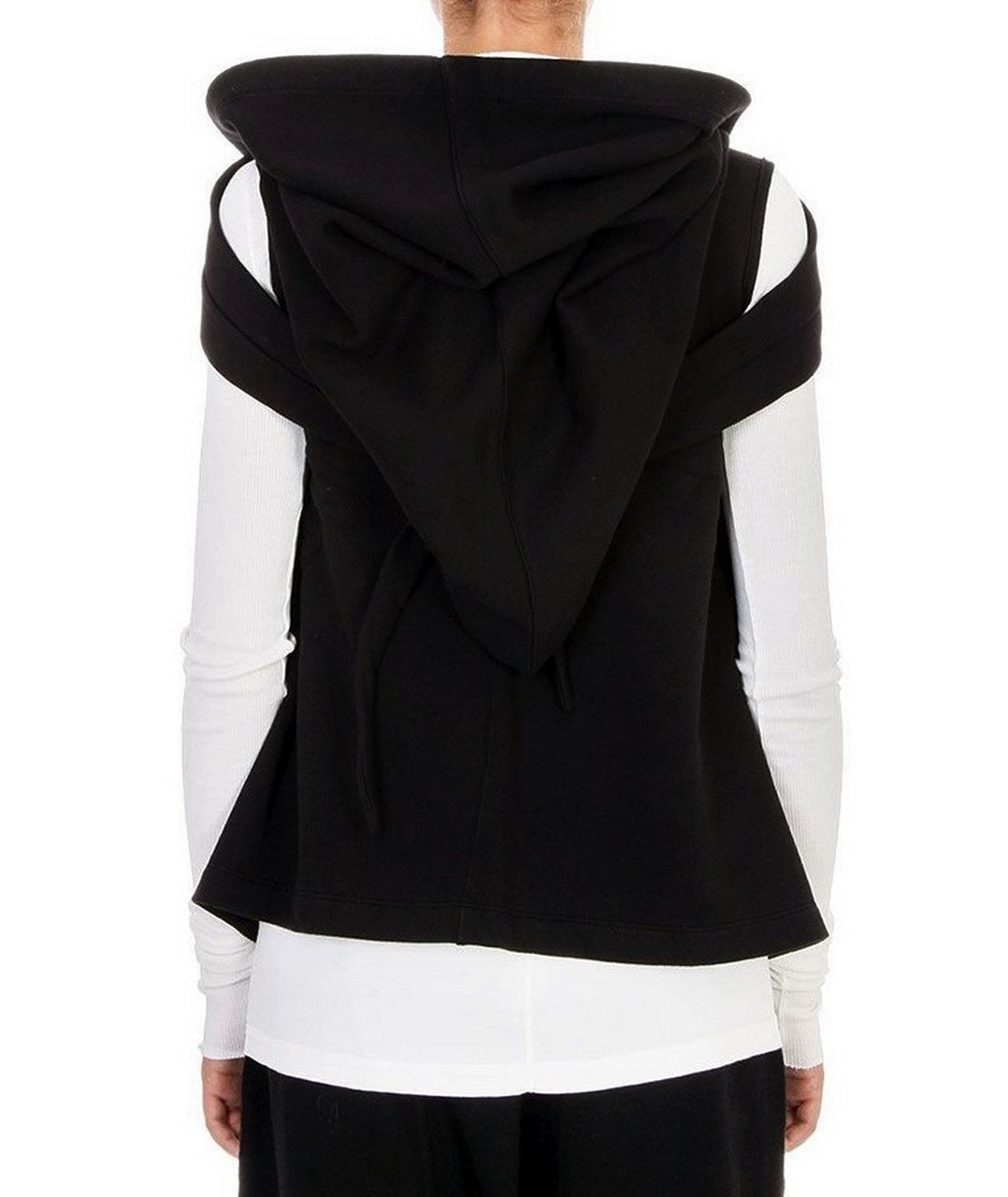 Rick Owens Drkshdw Felpa DS17F2123/F - SanShopLuxury - -70%, 2017, Abbigliamento, Autunno/Inverno, Con Cappuccio, Donna, Felpa, FW17, Grigio, L, M, Nero, Outlet, Rick Owens Drkshdw, S