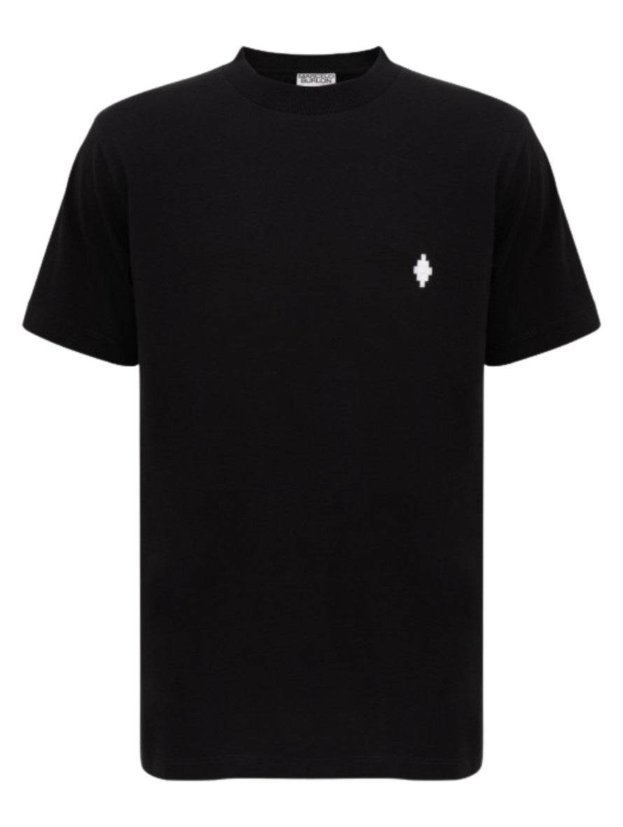 Marcelo Burlon T-Shirt CMAA018C99JER002 - SanShopLuxury - Abbigliamento, Autunno/Inverno, Carry Over, Continuativo, Idoneo, L, M, Marcelo Burlon, Nero, New, Primavera/Estate, S, T-Shirt, Ultimo, Uomo, XL, XXL