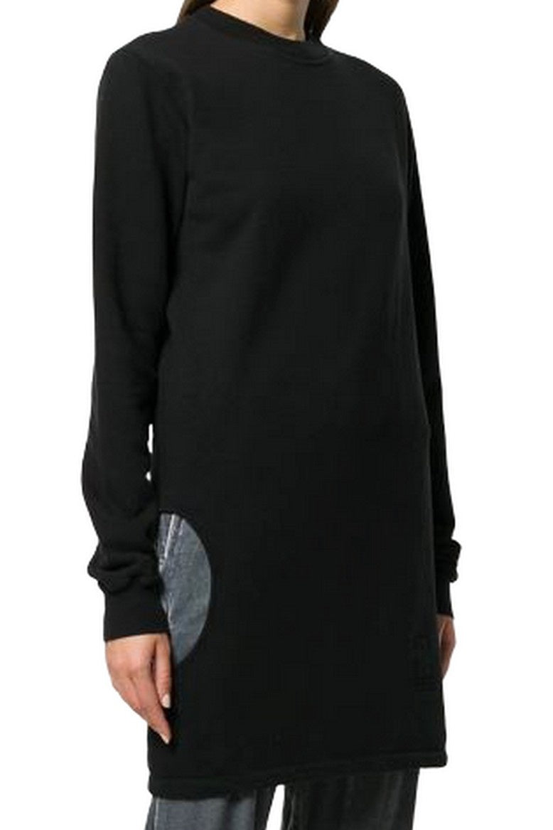Inverno, Donna, Felpa, FW19, Girocollo, Nero, Outlet, Rick Owens Drkshdw, S, Ultimo