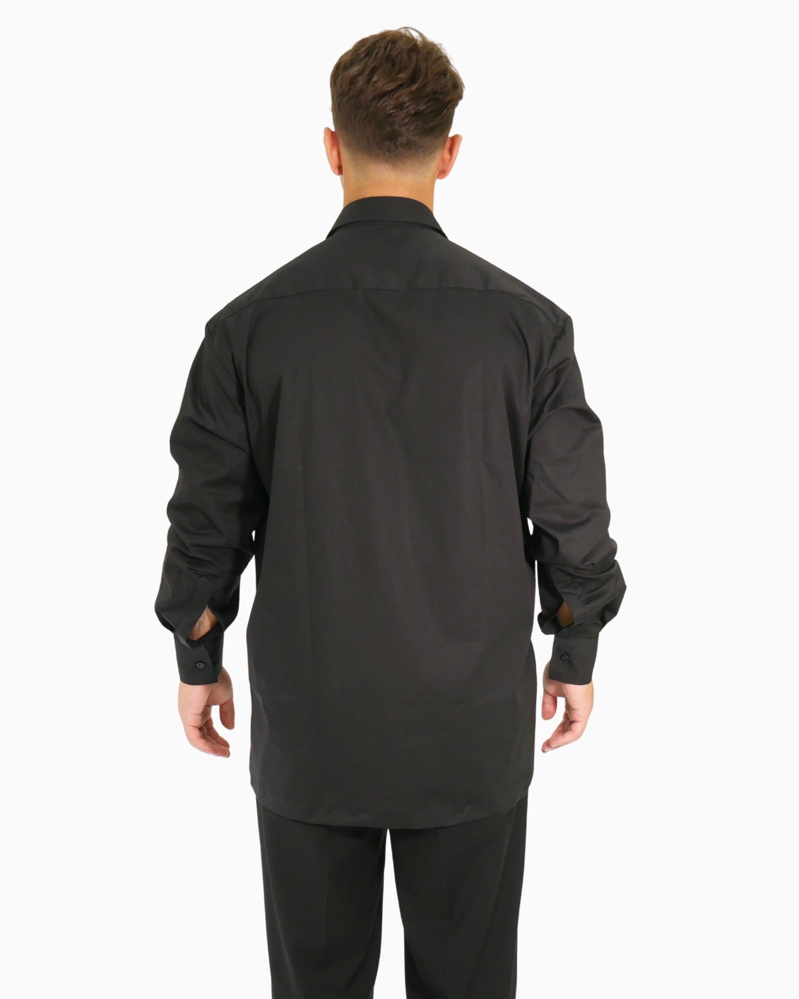 Stay Street Camicia FW25-CA6000-NERO - SanShopLuxury - 2025, Abbigliamento, Autunno/Inverno, Camicia, Continuativo, FW25, Idoneo, L, M, Nero, New, Primavera/Estate, S, Stay Street, Uomo, XL, XXL