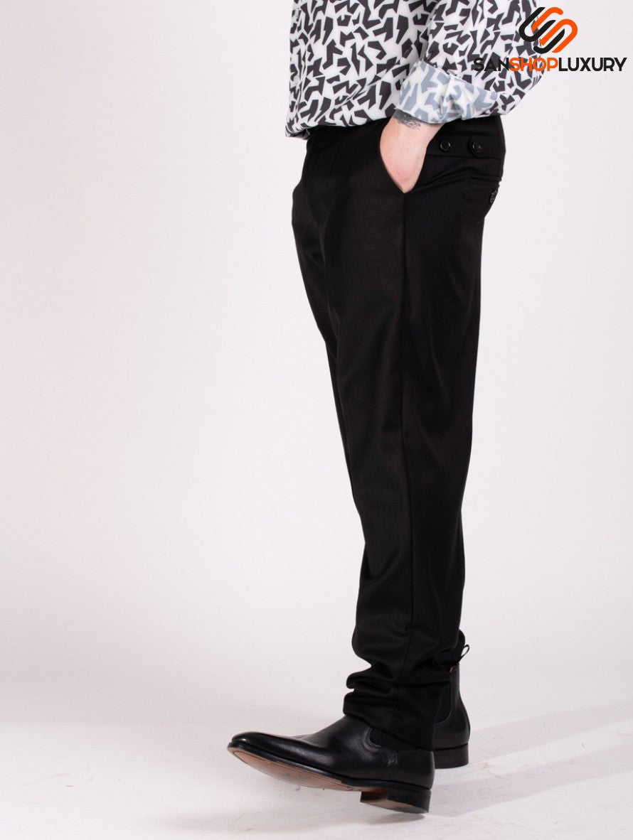 Gavensemble Pantalone PANT-100 - SanShopLuxury - -50%, 2021, 46, 48, 52, Abbigliamento, Autunno/Inverno, FW21, Gavensemble, Grigio, Nero, Outlet, Pantalone, Uomo