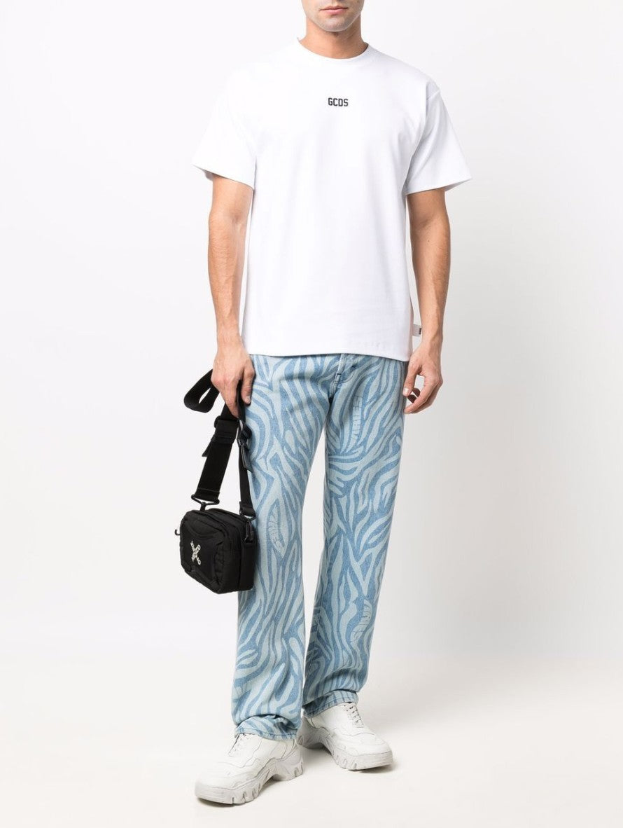 Gcds T-Shirt CC94M130103 - SanShopLuxury - 2022, Abbigliamento, Autunno/Inverno, Bianco, Carry Over, Continuativo, Gcds, Idoneo, L, Nero, New, Primavera/Estate, T-Shirt, Uomo, XL, XXL, XXXL